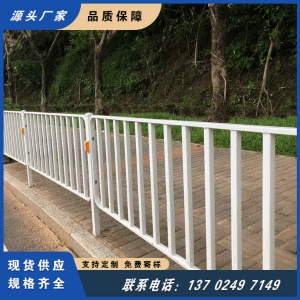 广钢新城西朗花地湾大道公路马路人行道护栏镀锌钢管材质表面静电