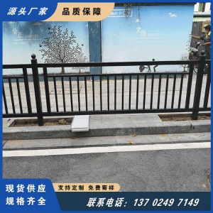 中山八路荔湾区花地湾大道中央隔离栏城市交通栅栏定制 市政道路