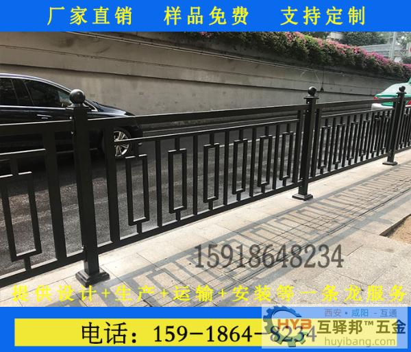 河源城市道路文化护栏马路隔离防撞锌钢防护栏 河源城市道路文化护栏马路隔离防撞锌钢防护栏