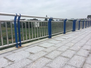 荔湾高架桥加厚防撞不锈钢护栏立交桥锌钢栏杆