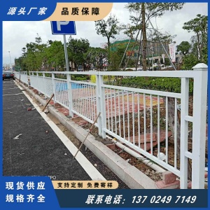 佛山金域蓝湾一期加厚市政交通轨道护栏 隔离警示栏杆 交通设施