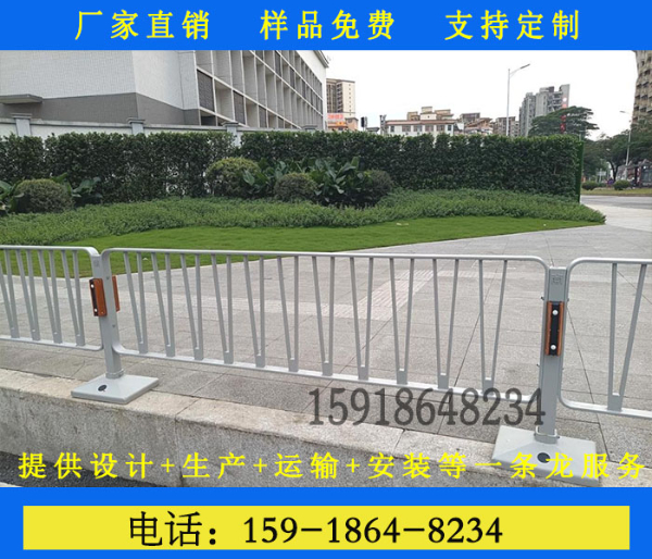东莞文化宣传市政道路护栏隔离车流人流防护栏 东莞文化宣传市政道路护栏隔离车流人流防护栏